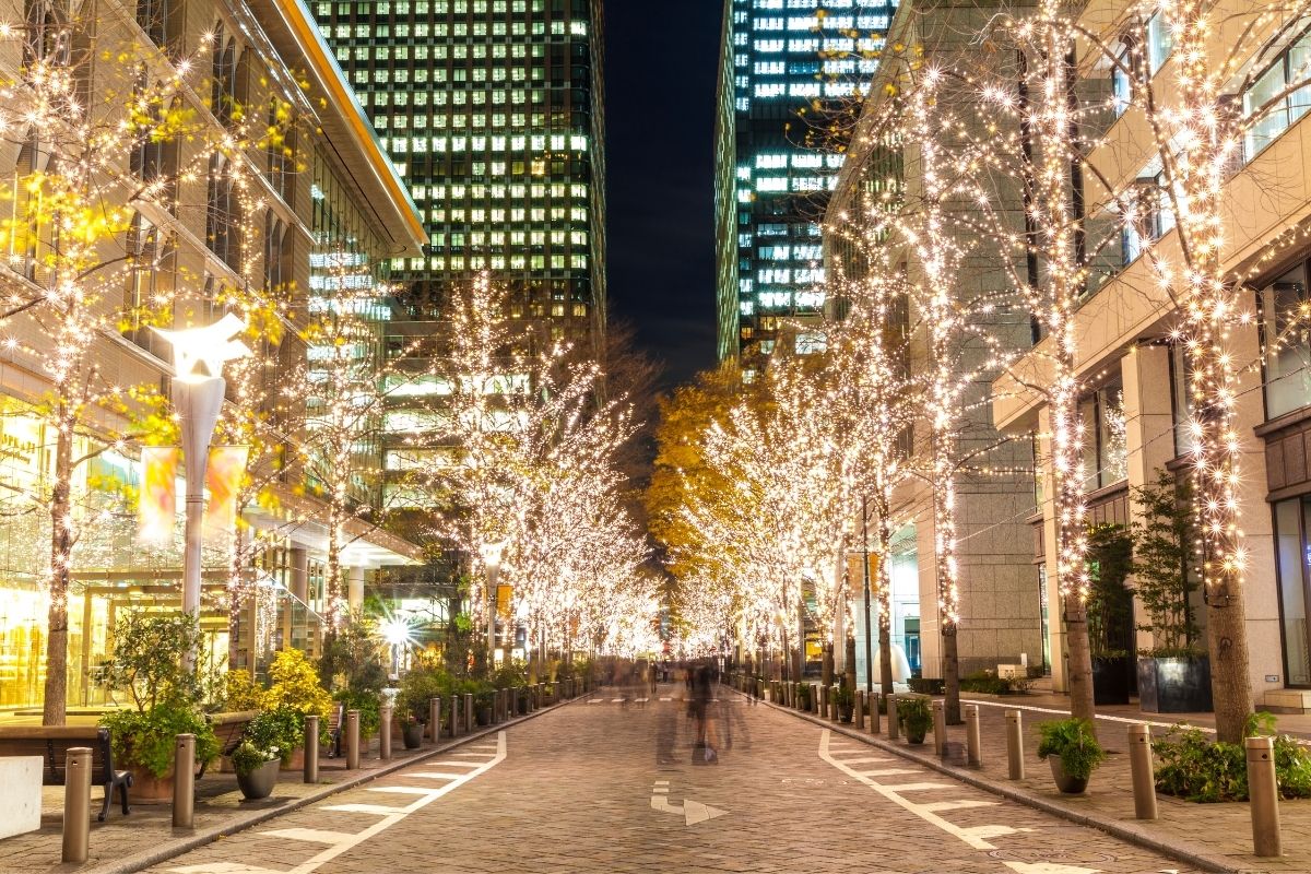 marunouchi-winter-illumination-winter in Japan